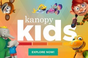 cartoon characters for Kanopy Kids